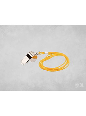 Silbato Metálico Cuerda Pito Deporte, Protesta, Juegos