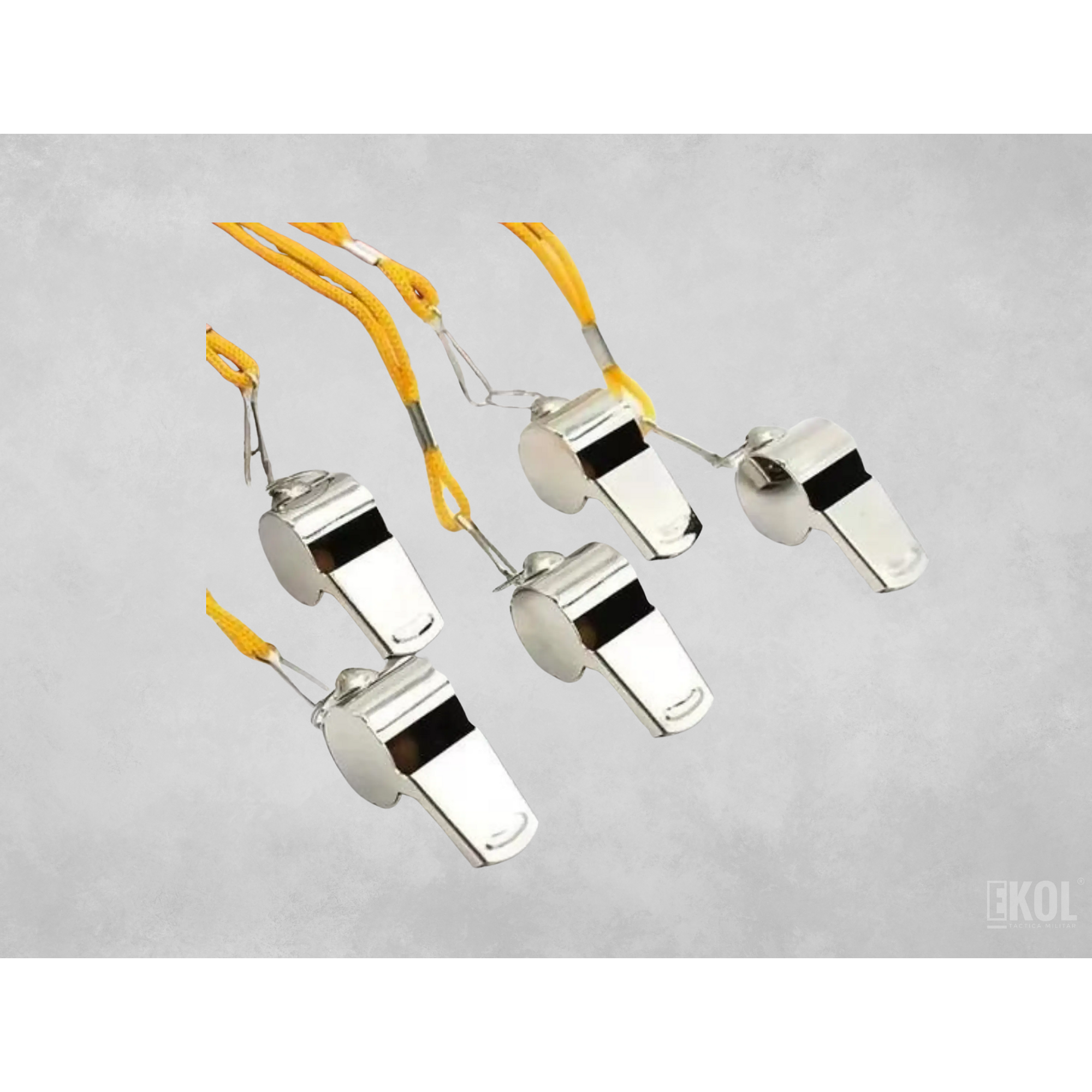 Silbato Metálico Cuerda Pito Deporte, Protesta, Juegos 3