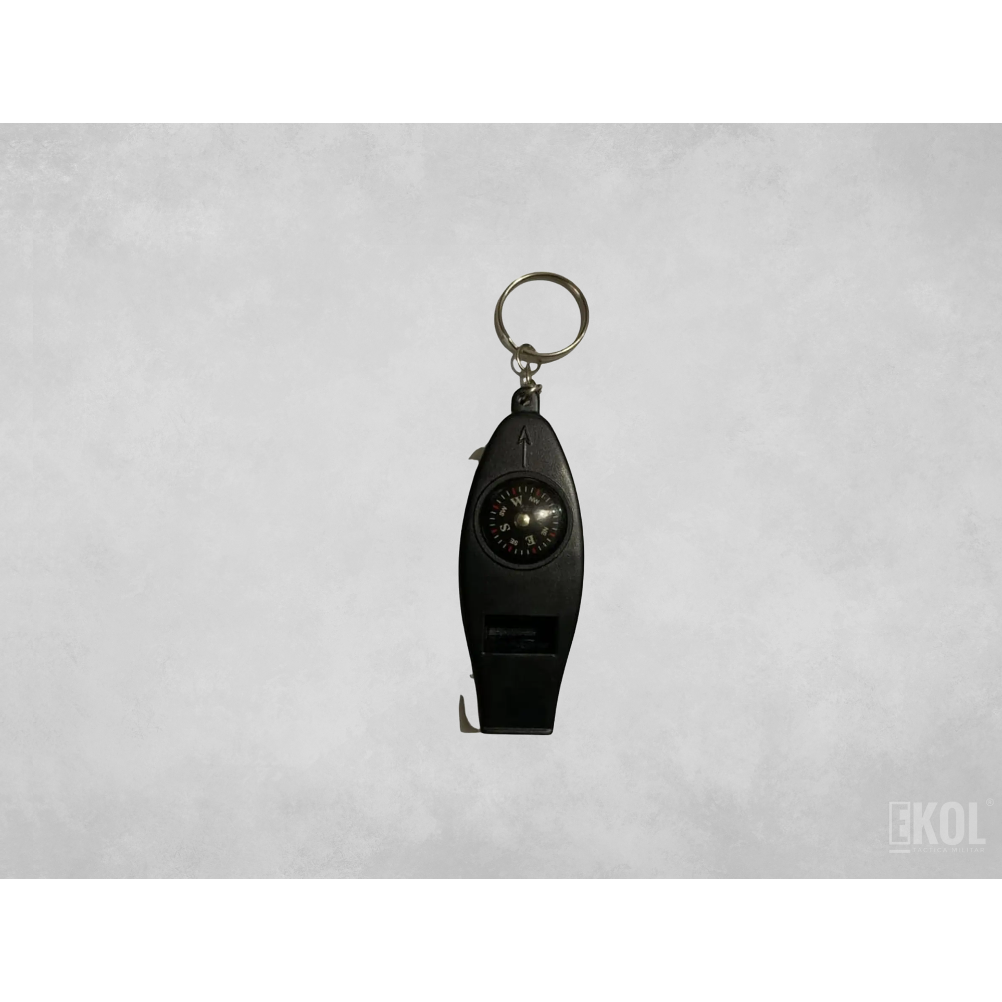 Silbato + Brujula + Termómetro + Lupa + Llavero 6