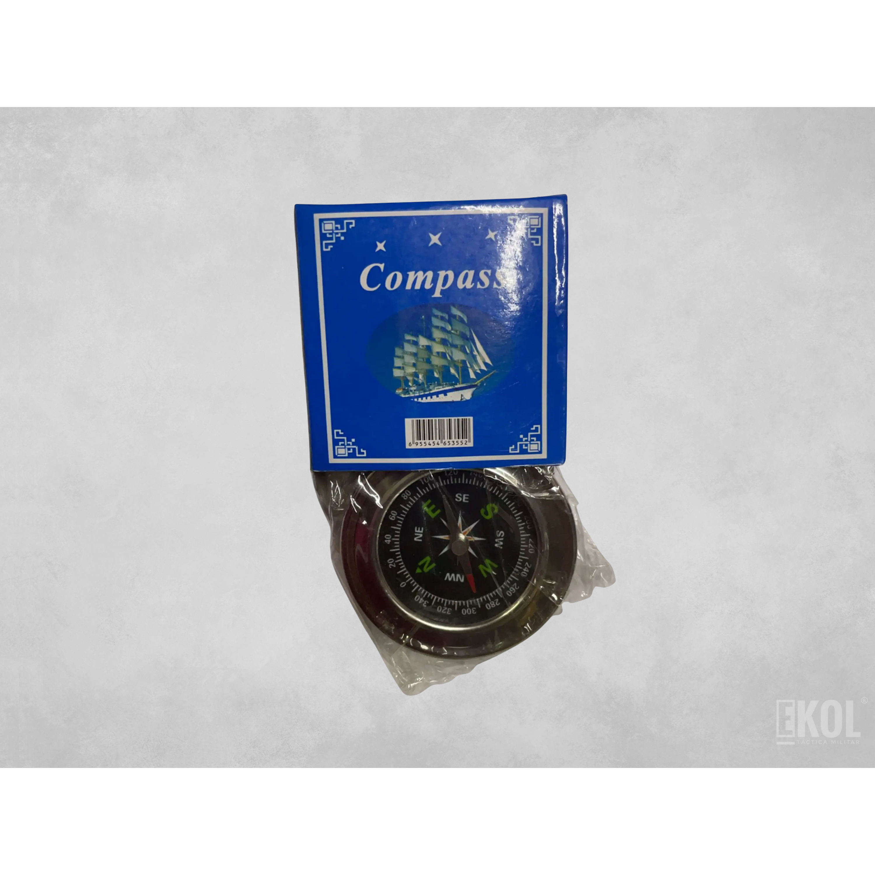 Brújula Acero Inoxidable Magnética Direccional  3