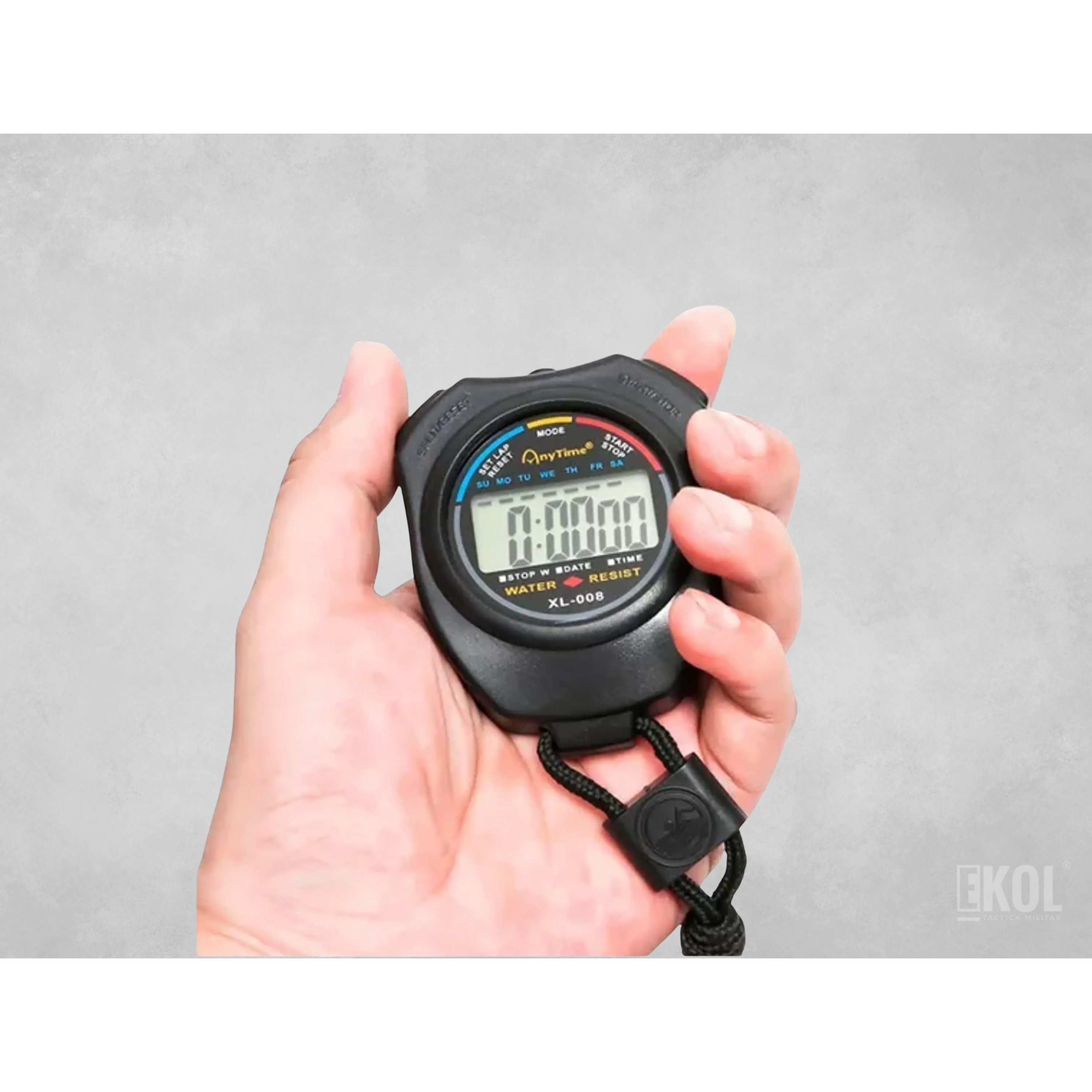 Cronómetro Digital Profesional Impermeable Para Deportes 2
