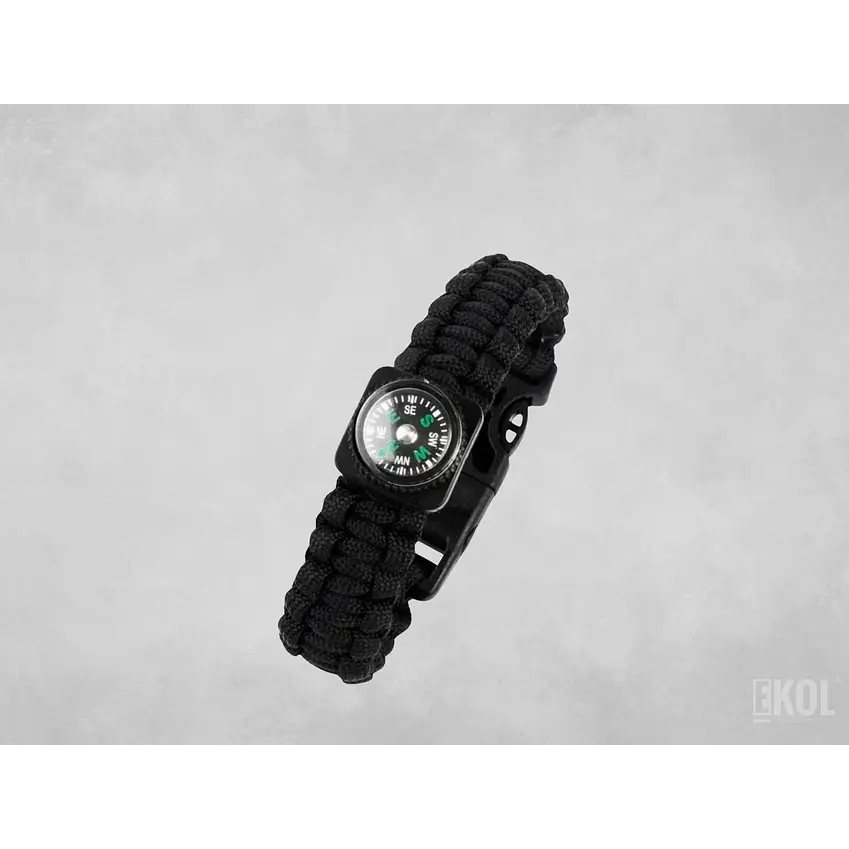 Pulsera Paracord Treking Supervivencia Brújula 1