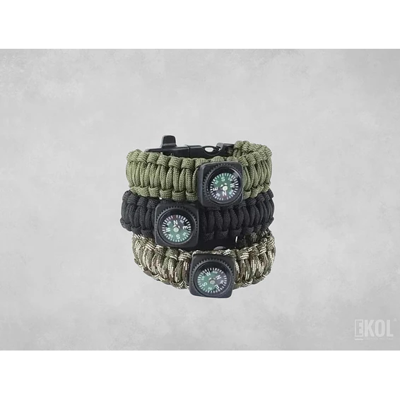 Pulsera Paracord Treking Supervivencia Brújula 3