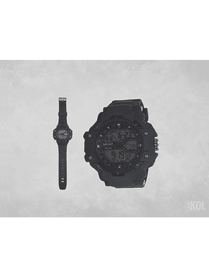 RELOJ SPORT WR 30M NEGRO