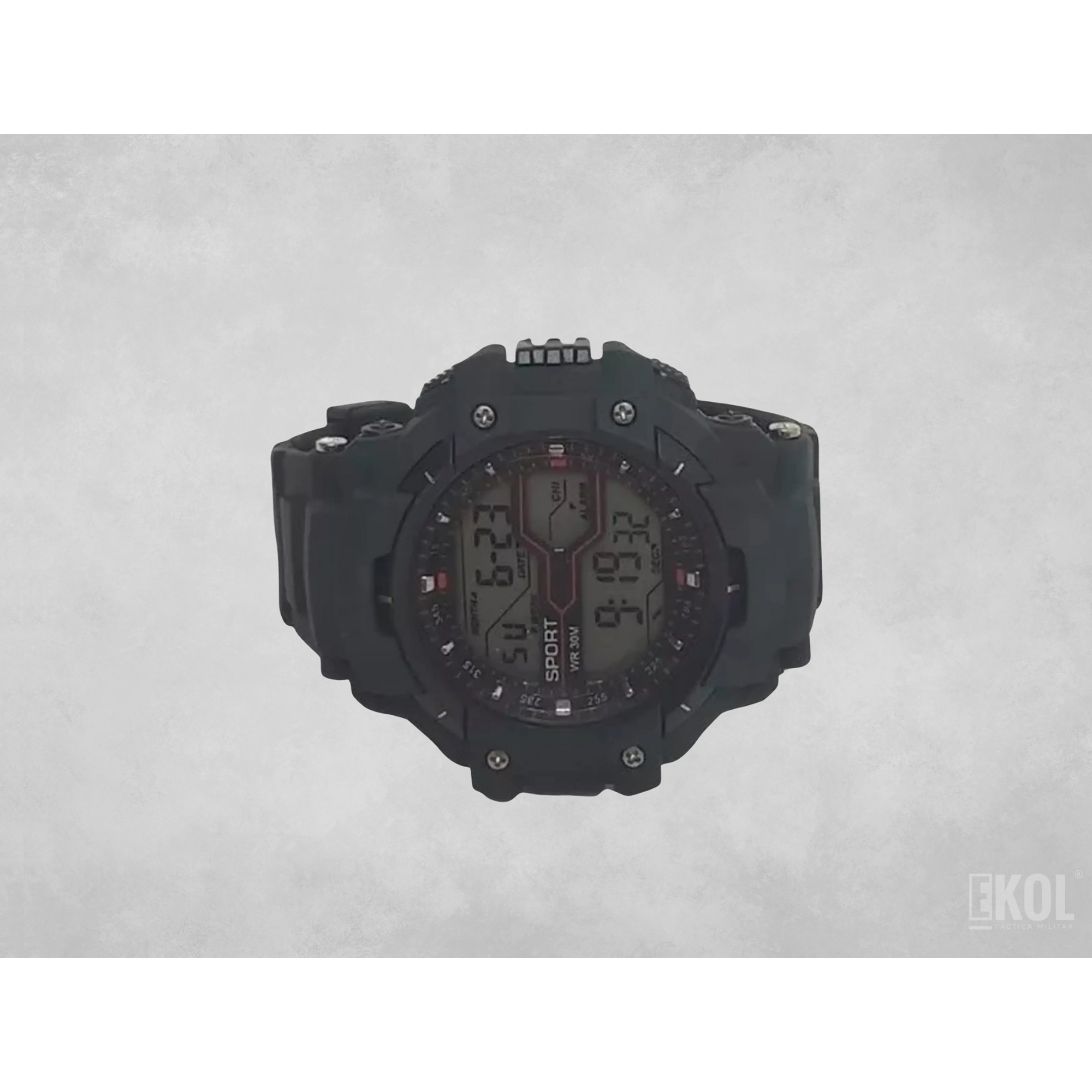 RELOJ SPORT WR 30M NEGRO 3