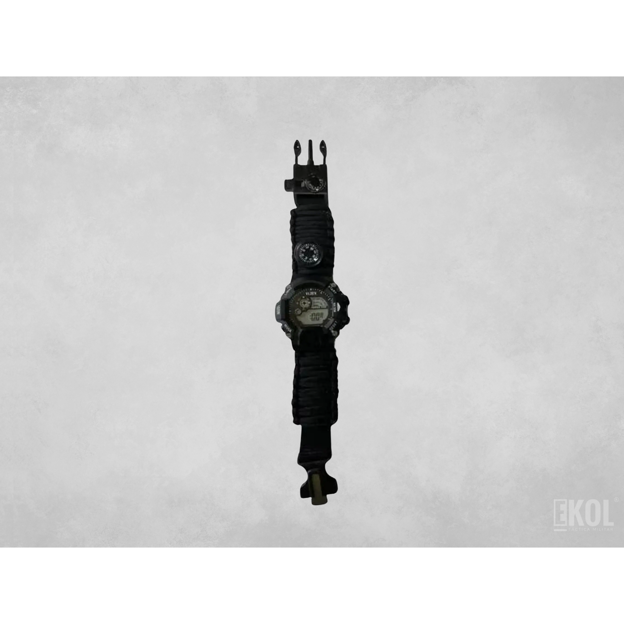 Reloj Paracord Yuse Supervivencia 6 En 1 + Brujula + Pedernal 1