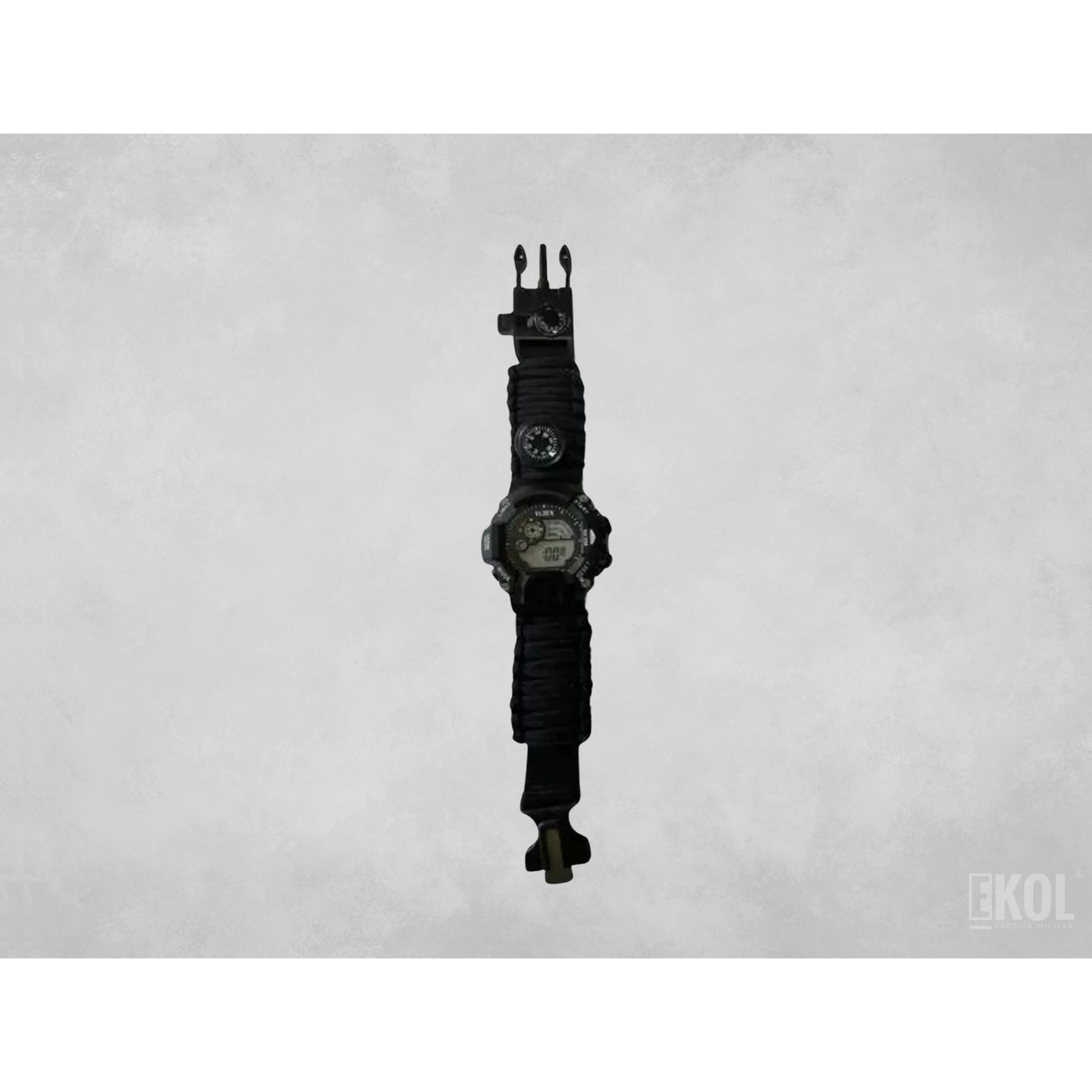 Reloj Paracord Yuse Supervivencia 6 En 1 + Brujula + Pedernal 1