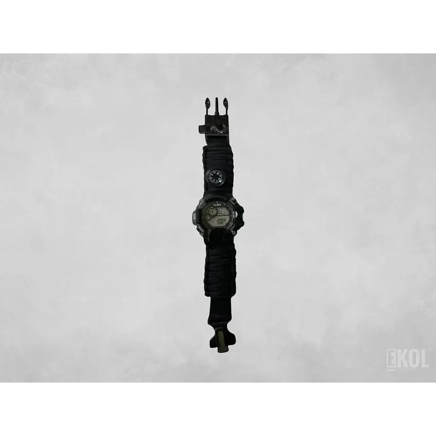 Reloj Paracord Yuse Supervivencia 6 En 1 + Brujula + Pedernal 1