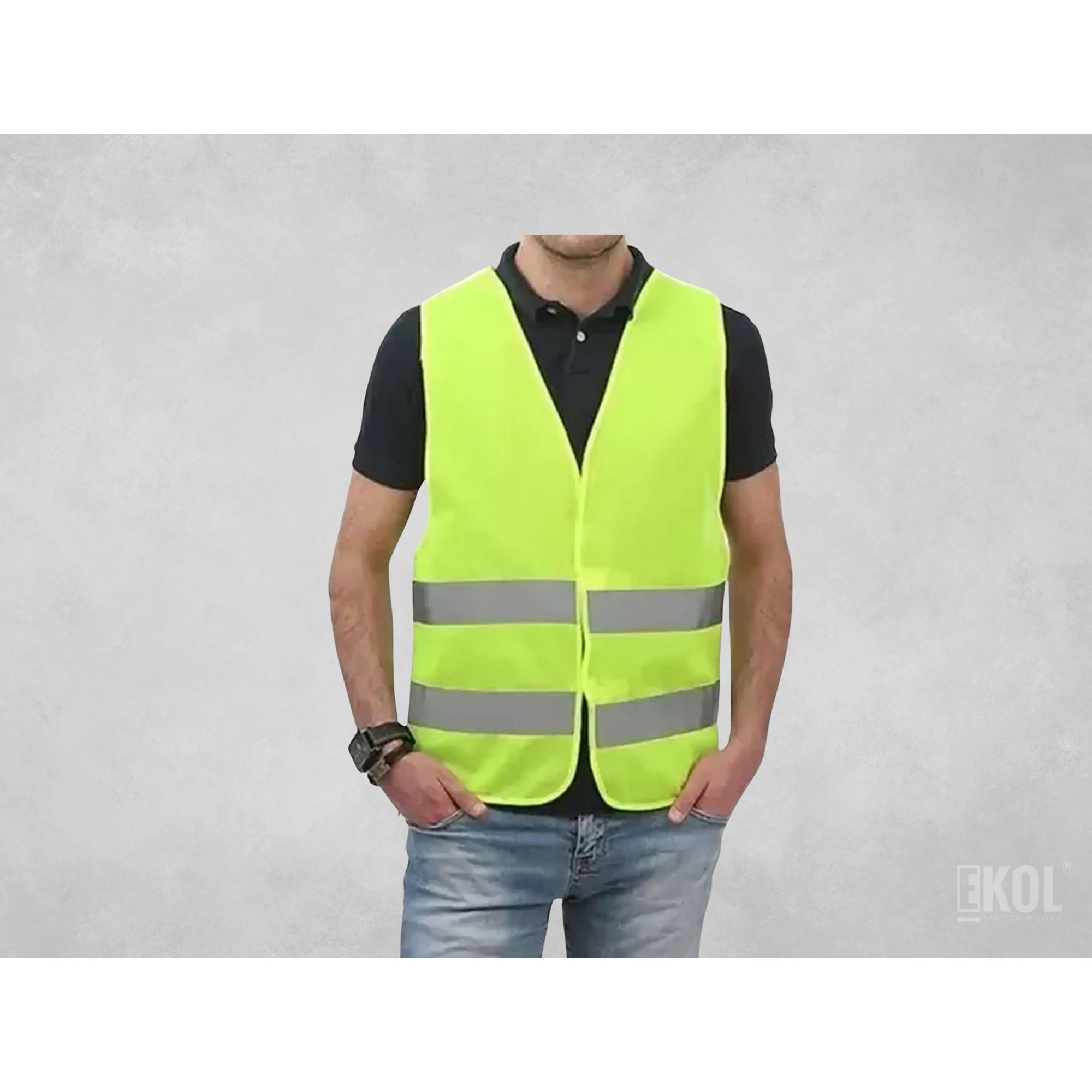 Chaleco Reflectante Seguridad Reglamentario 2