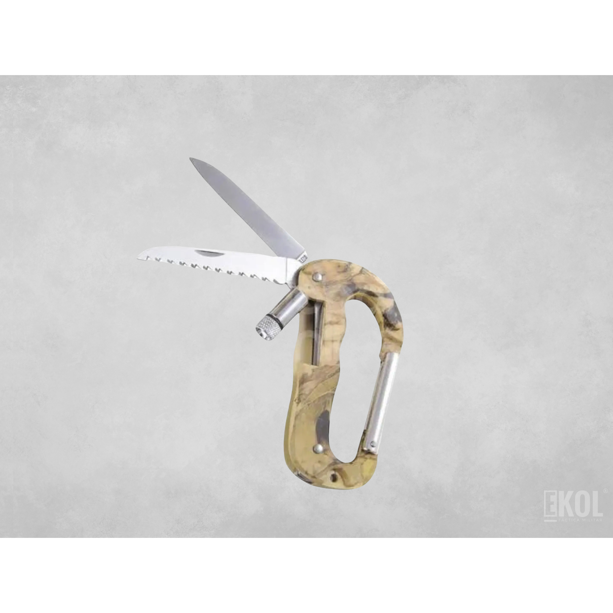 Mosqueton Multiherramienta 5 en 1 - Supervivencia 1