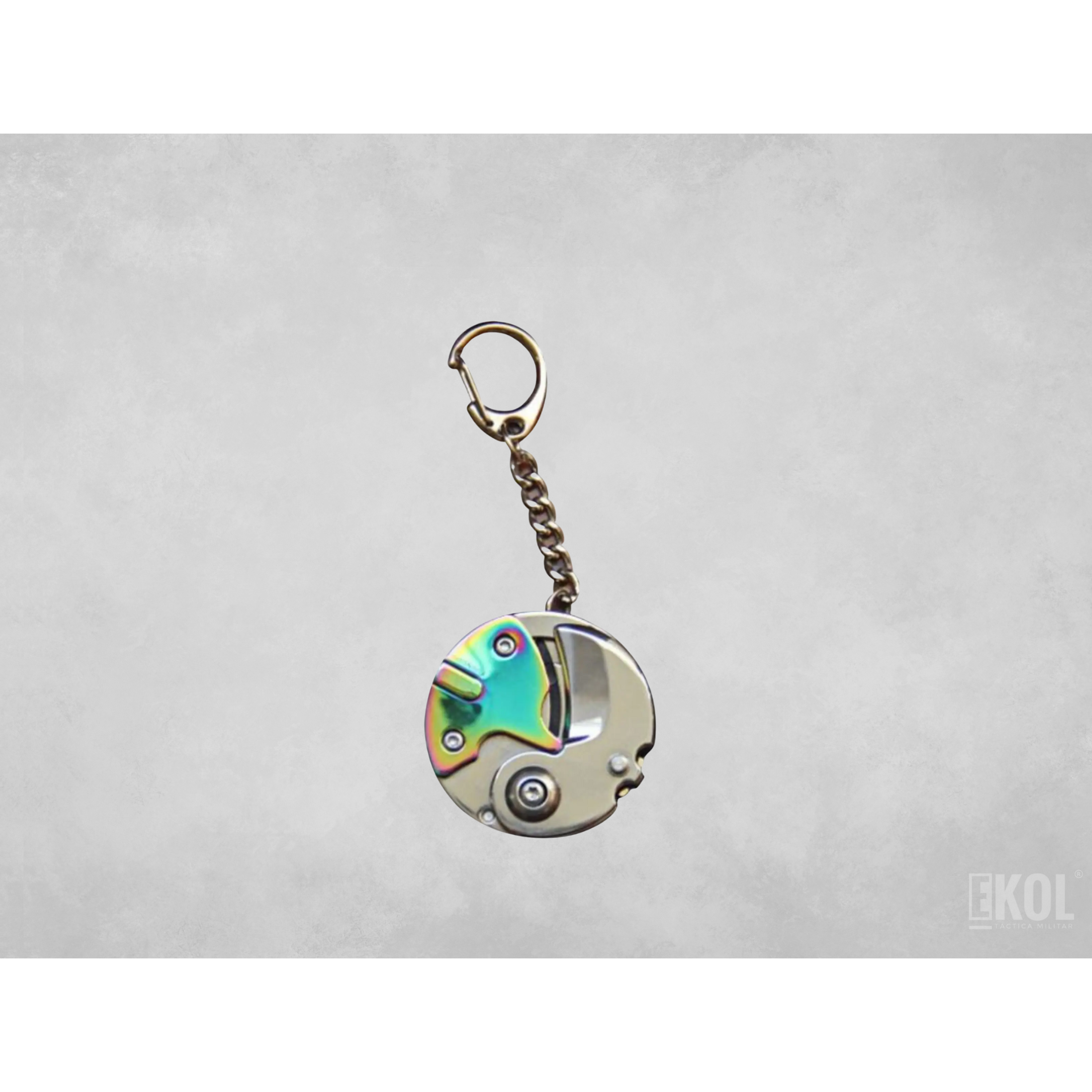 Cuchillo Garra Mini Plegable Llavero + 6Destornilladores 1