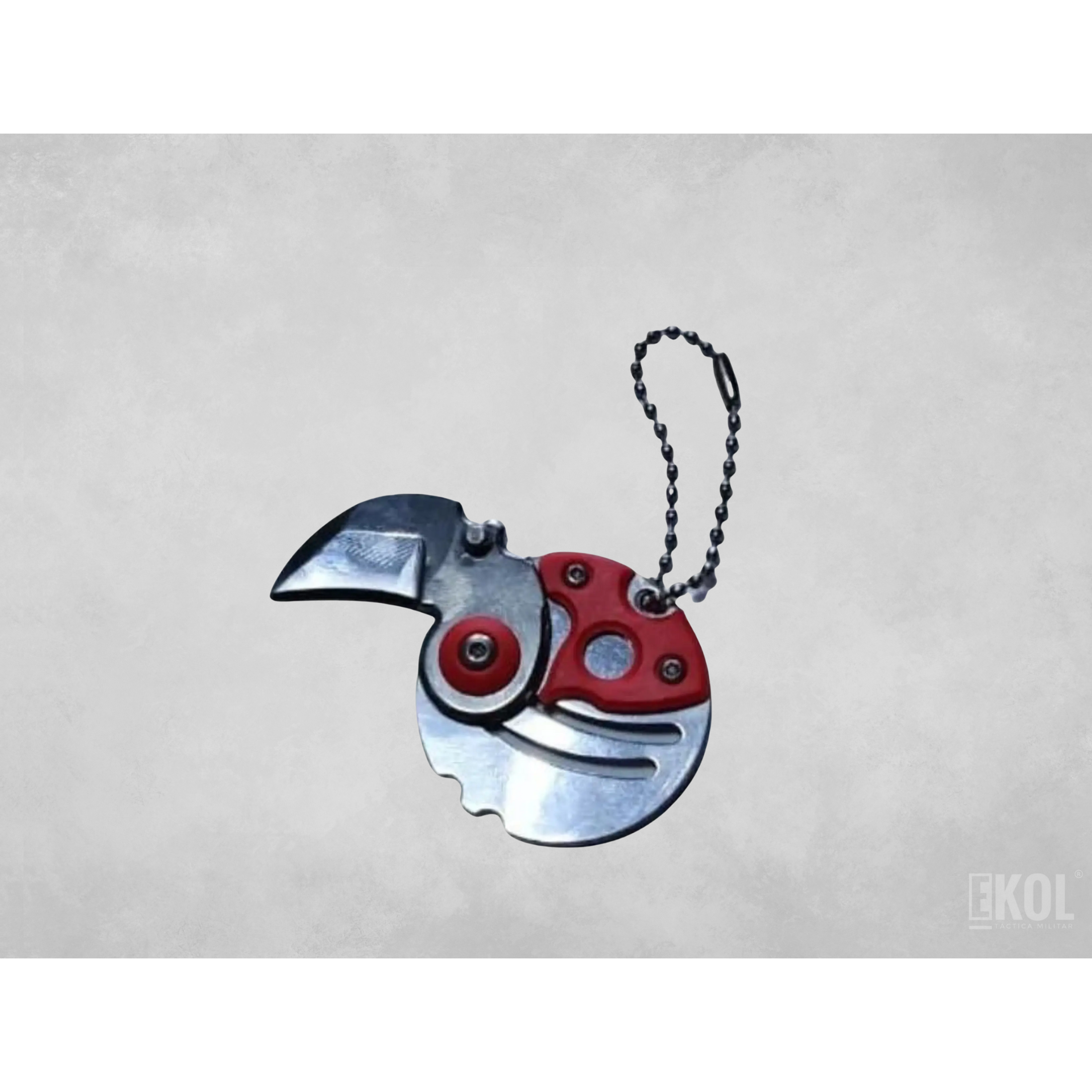 Cuchillo Garra Mini Plegable Llavero + 6Destornilladores 5