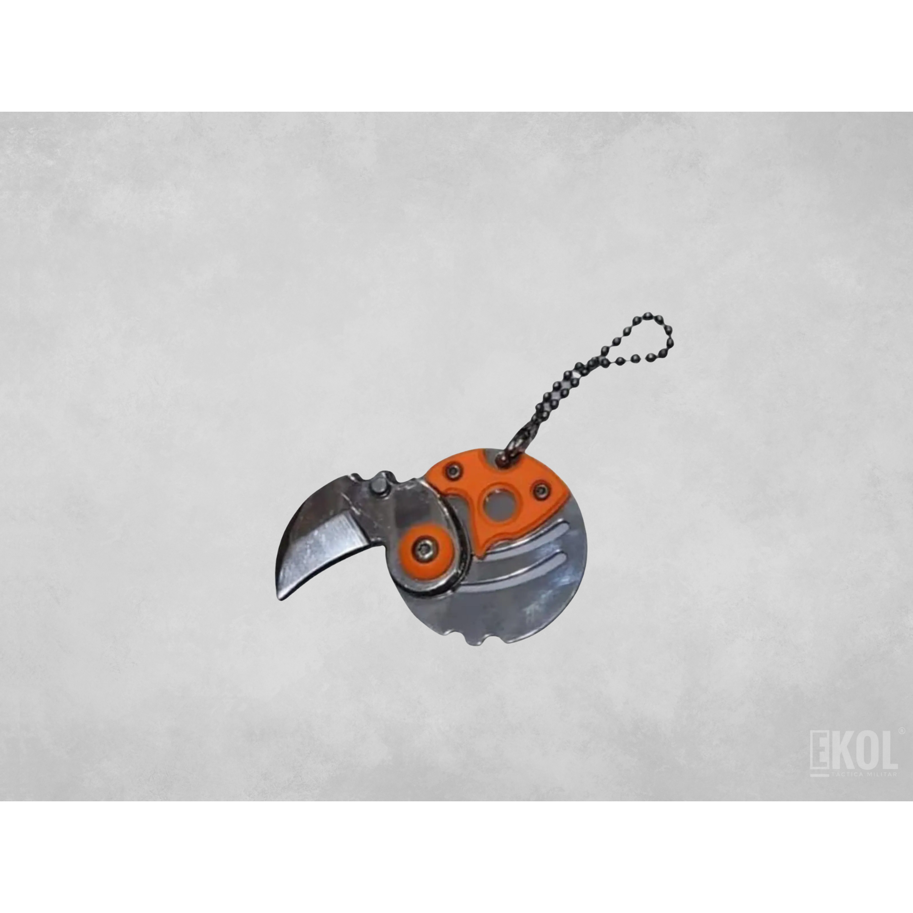 Cuchillo Garra Mini Plegable Llavero + 6Destornilladores 4