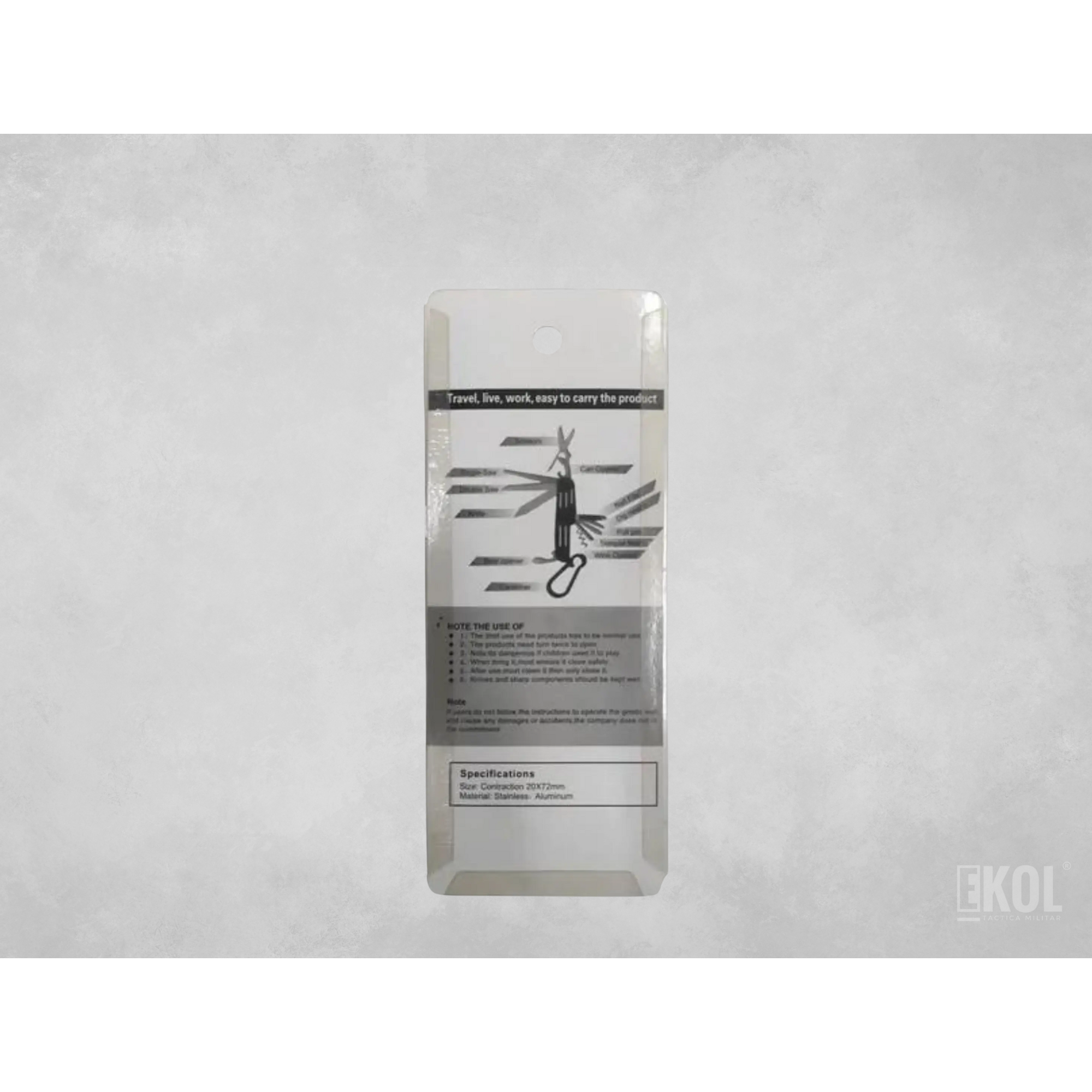 Kit Herramienta 12 En 1 Navaja Cuchillo Multifunción 3