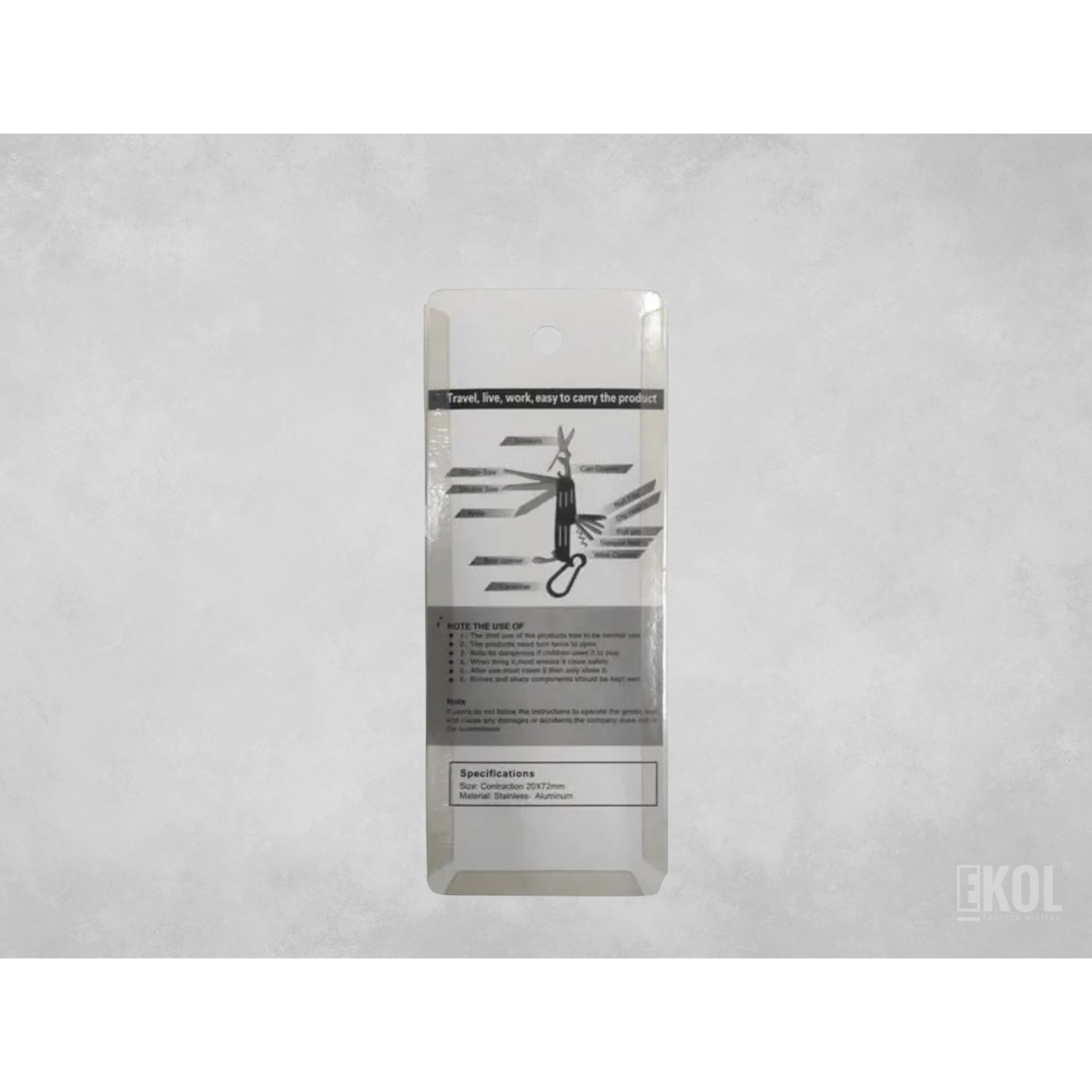 Kit Herramienta 12 En 1 Navaja Cuchillo Multifunción 3