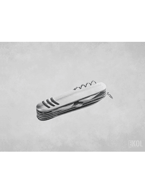 Navaja Multiuso Acero Inoxidable Metal 11 Funciones