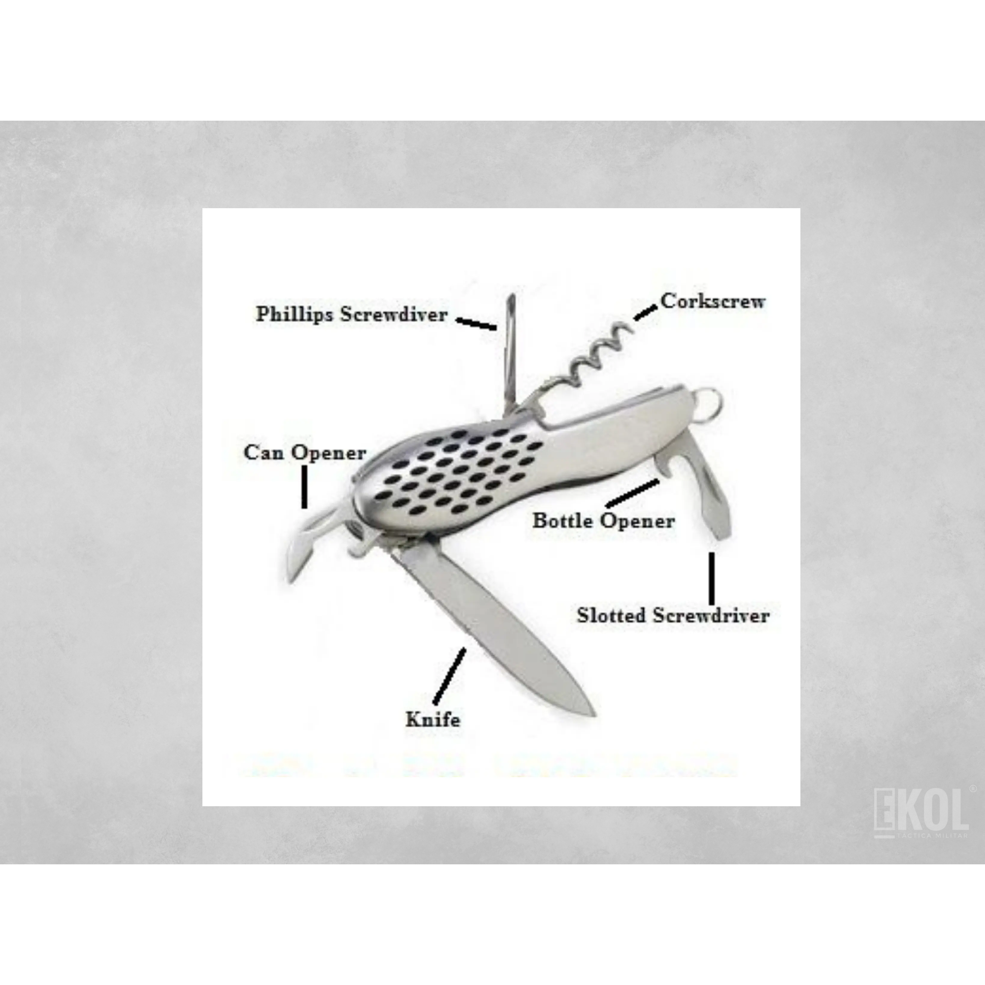 Cortapluma Plegable Multiherramienta Pocket Knife 6 en 1  4