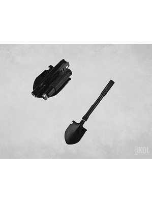 Pala Pico Camping Plegable Negro Camping Trekking Montañismo