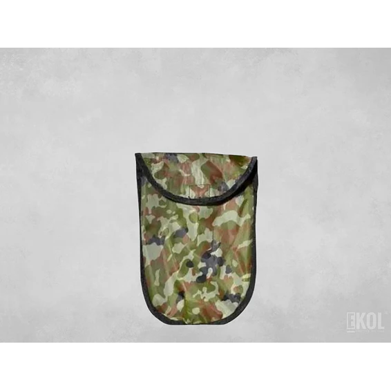 Pala Portátil Plegable Negra Grande Estuche Camping Montañismo  3