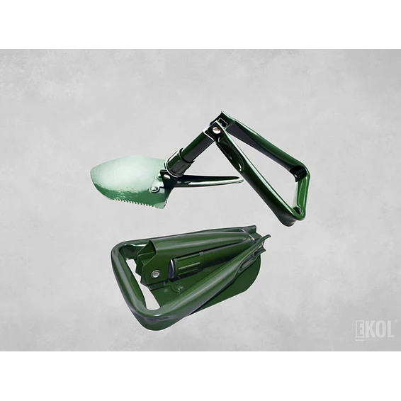 Pala Camping Plegable Verde Camping Trekking Montañismo 4