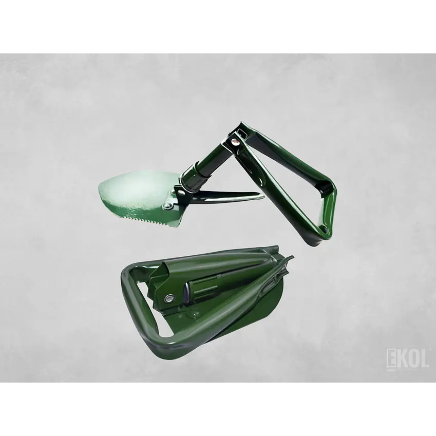 Pala Camping Plegable Verde Camping Trekking Montañismo 4