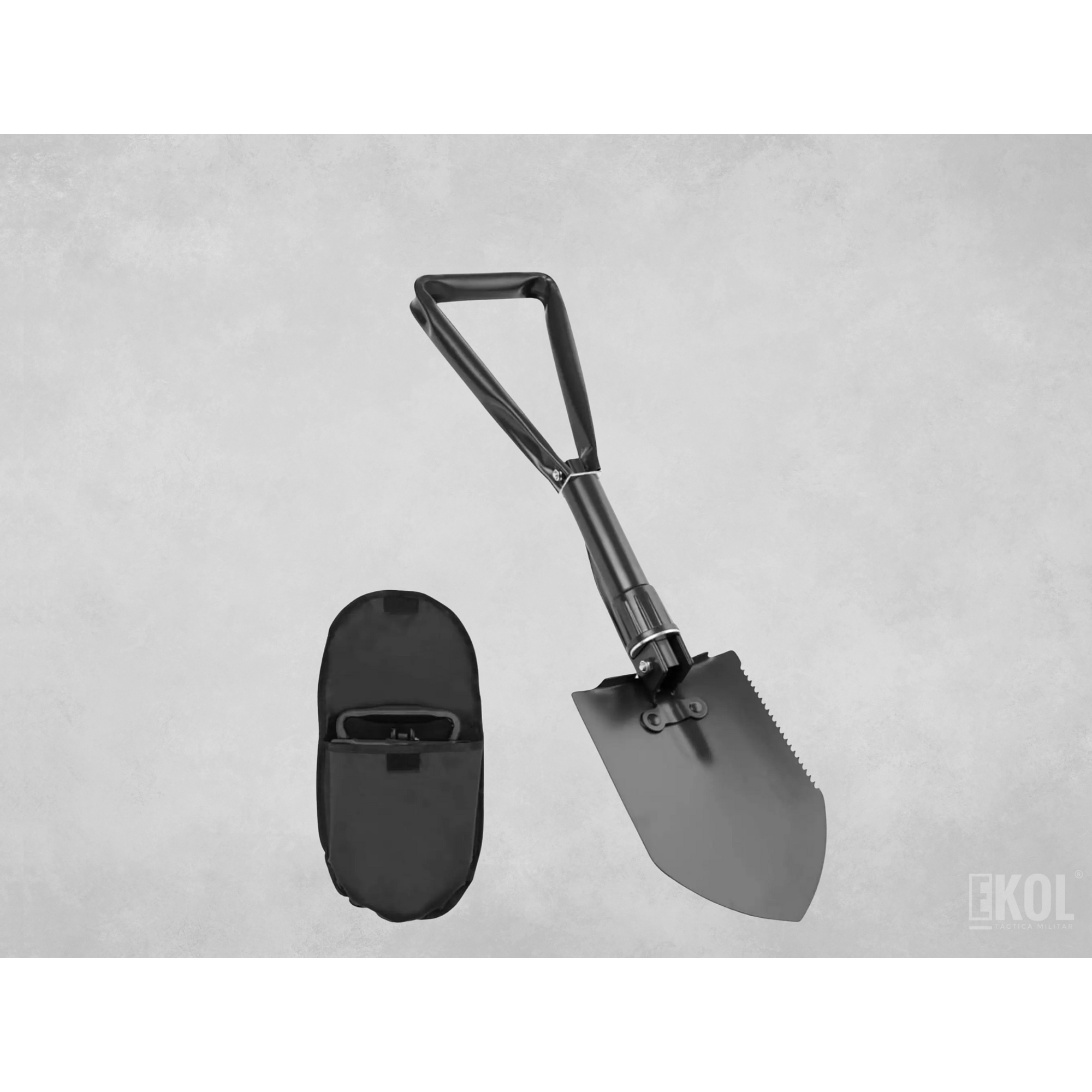 Pala Camping Plegable Negro Camping Trekking Montañismo 2