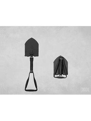 Pala Camping Plegable Negro Camping Trekking Montañismo