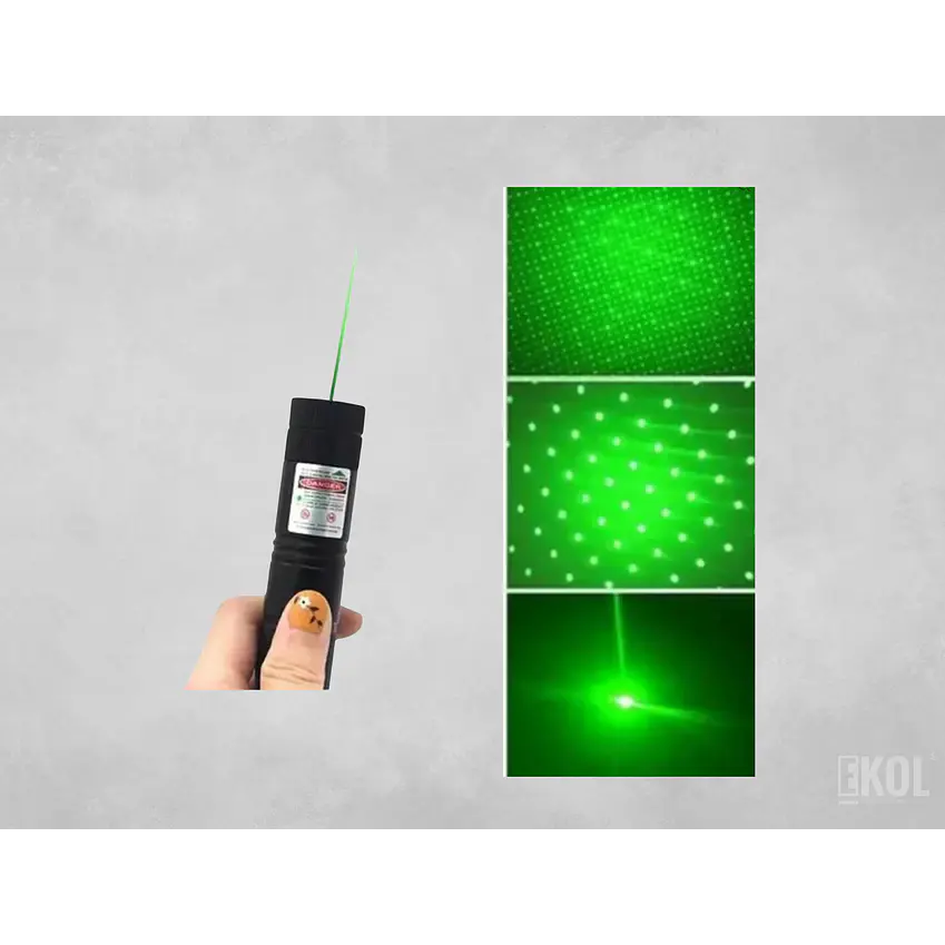 Laser Puntero Láser Astronómico Verde 1000mW 3