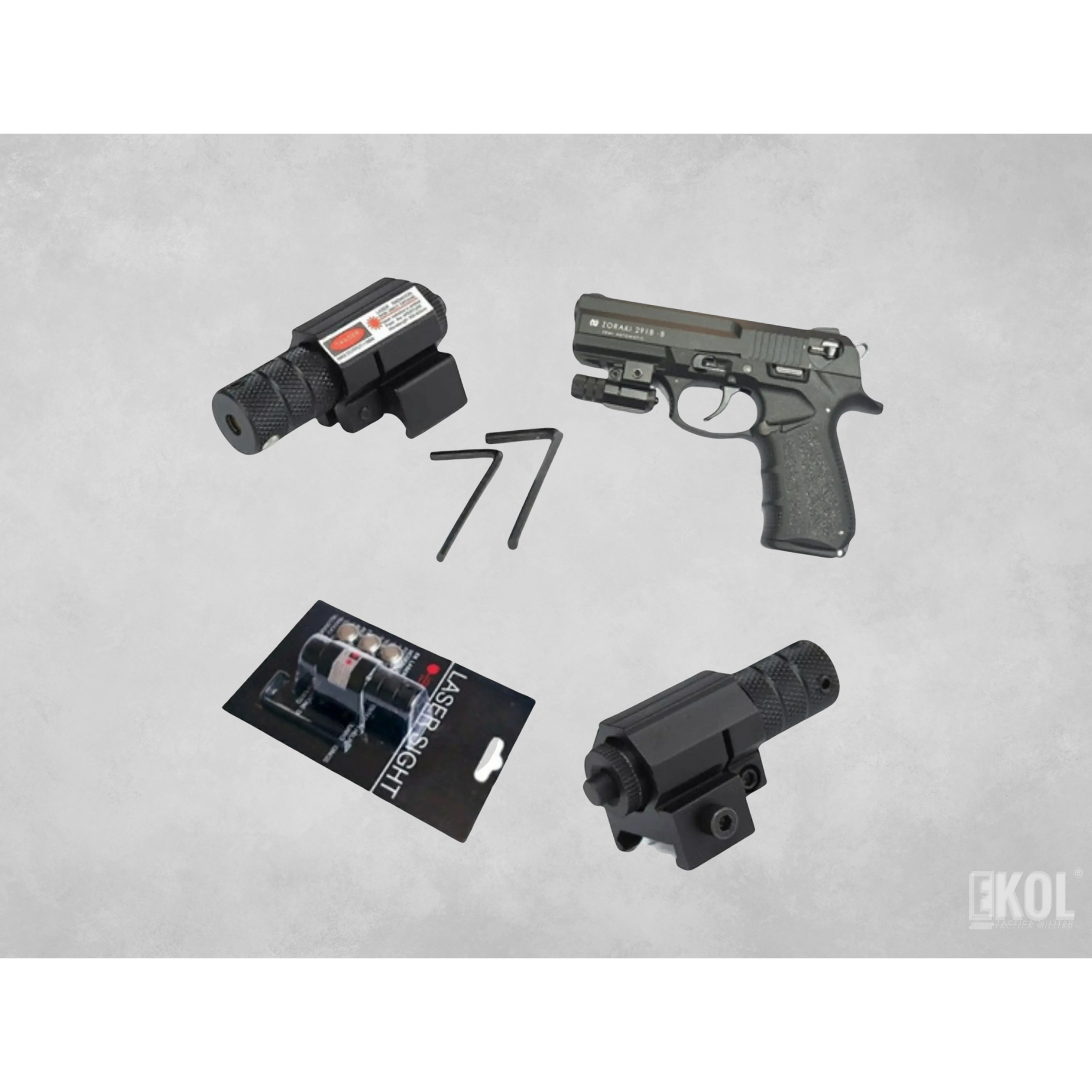 Mira Laser - Pistola Rifle - SOPORTE SPIKE 4