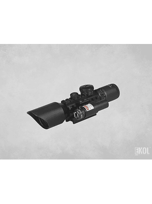 Mira Puntero Tactico Militar 10x42 + Laser Sight / Rifle Scope