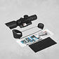 Mira Puntero Tactico Militar 10x42 + Laser Sight / Rifle Scope - Miniatura 3