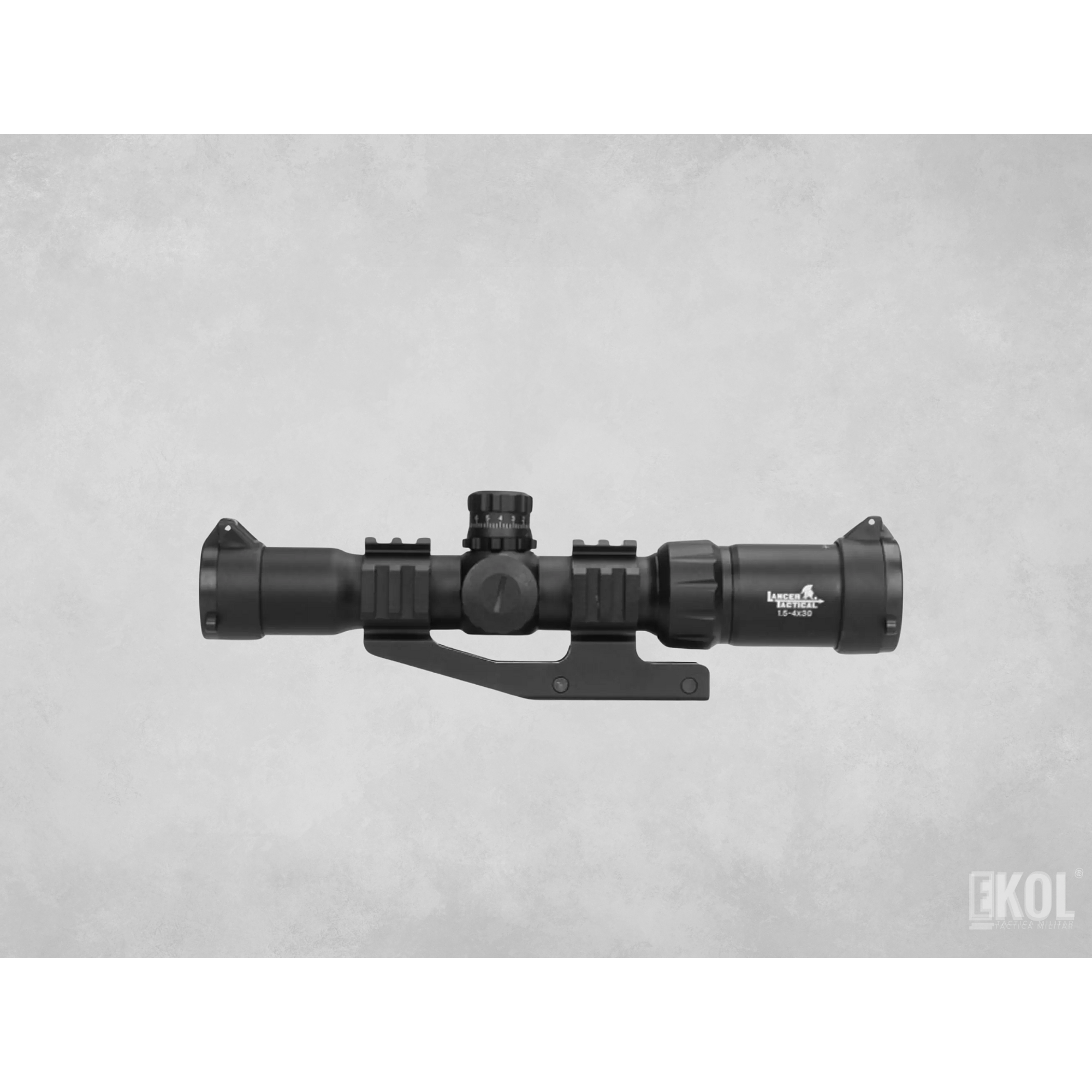 Mira Telescópica Rifle Caza 2-7x32 Anillo Montaje Voladizo 4