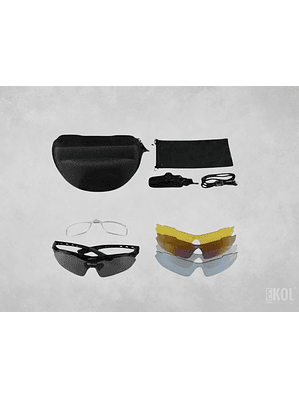 LENTES TACTICOS 5 MICAS SHIELD