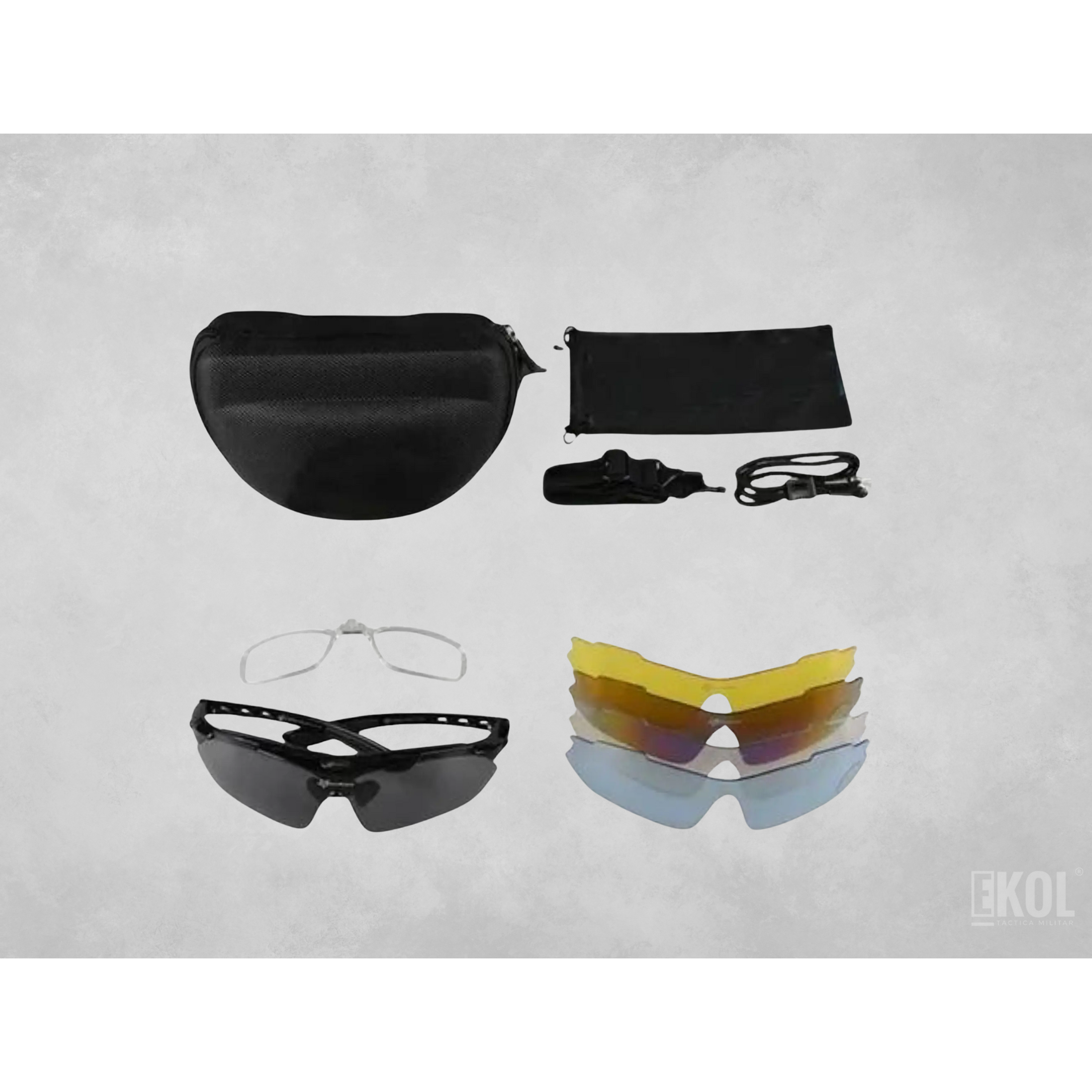 LENTES TACTICOS 5 MICAS SHIELD 1