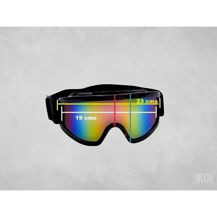 Antiparra Lente Tornasol - Nieve  Moto - Snow - 100% UV 3