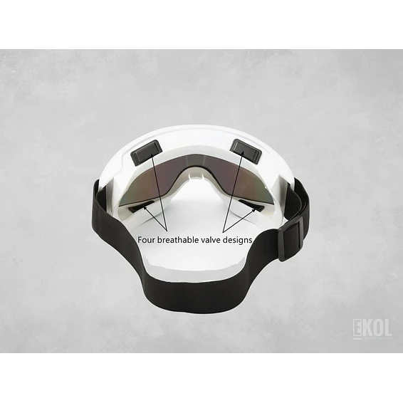 Antiparra Lente Tornasol - Nieve  Moto - Snow - 100% UV 15