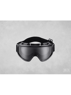 Antiparra Táctica Ski Cristales Negro Montura Colores 100% UV