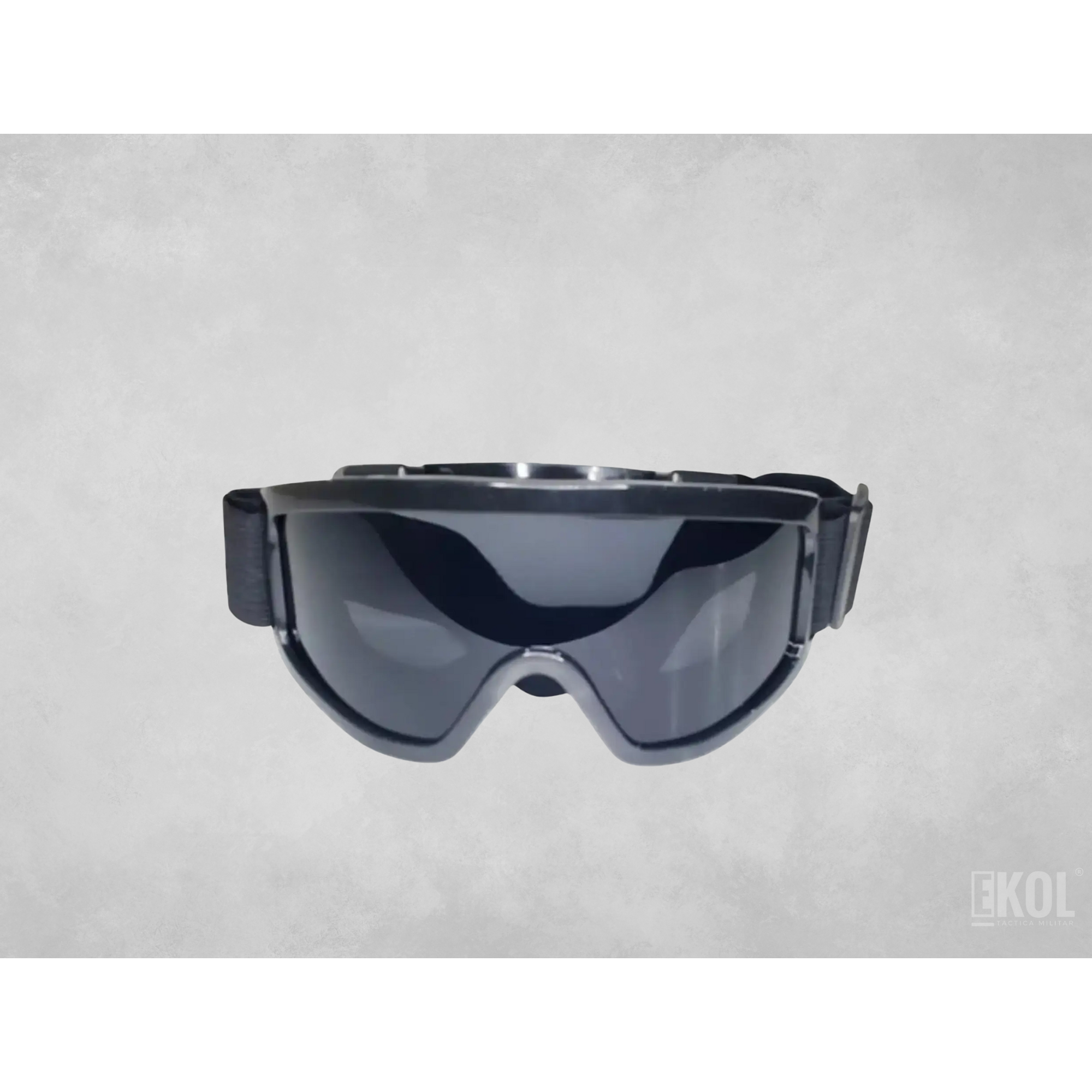 Antiparra Táctica Ski Cristales Negro Montura Colores 100% UV 2