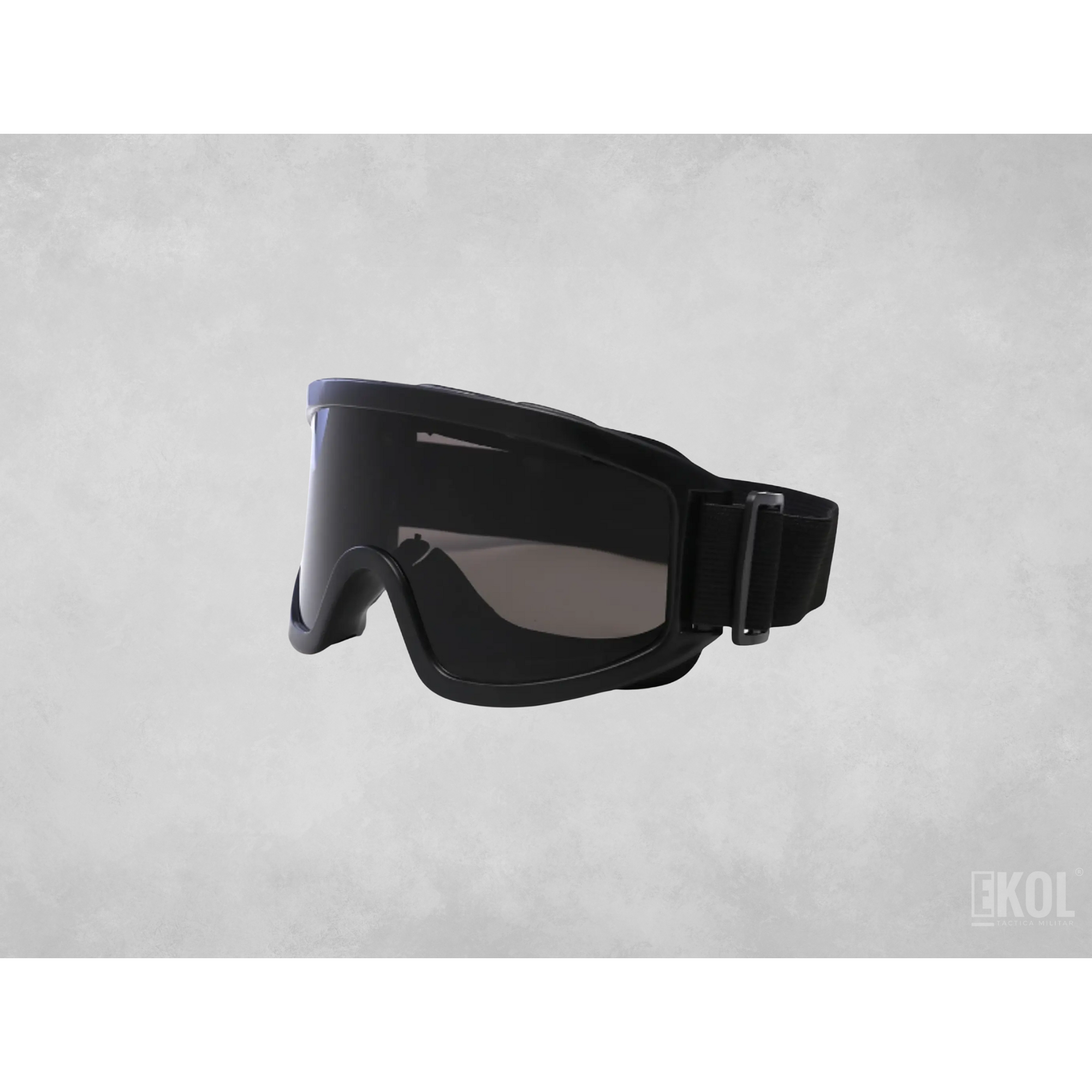 Antiparra Táctica Ski Cristales Negro Montura Colores 100% UV 4