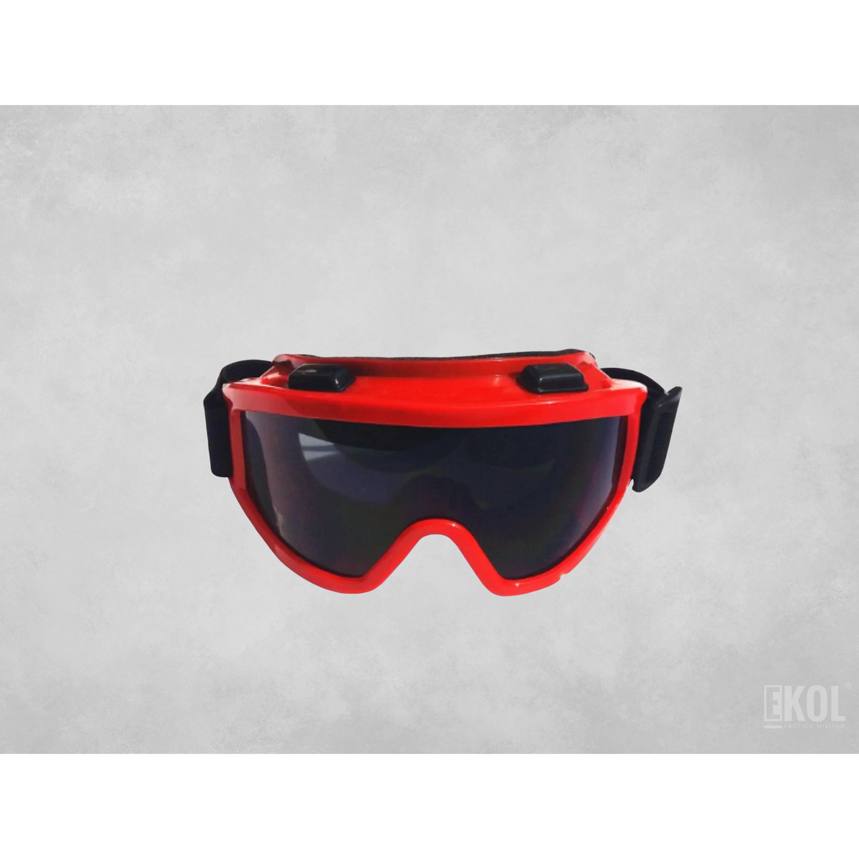 Antiparra Táctica Ski Cristales Negro Montura Colores 100% UV 7