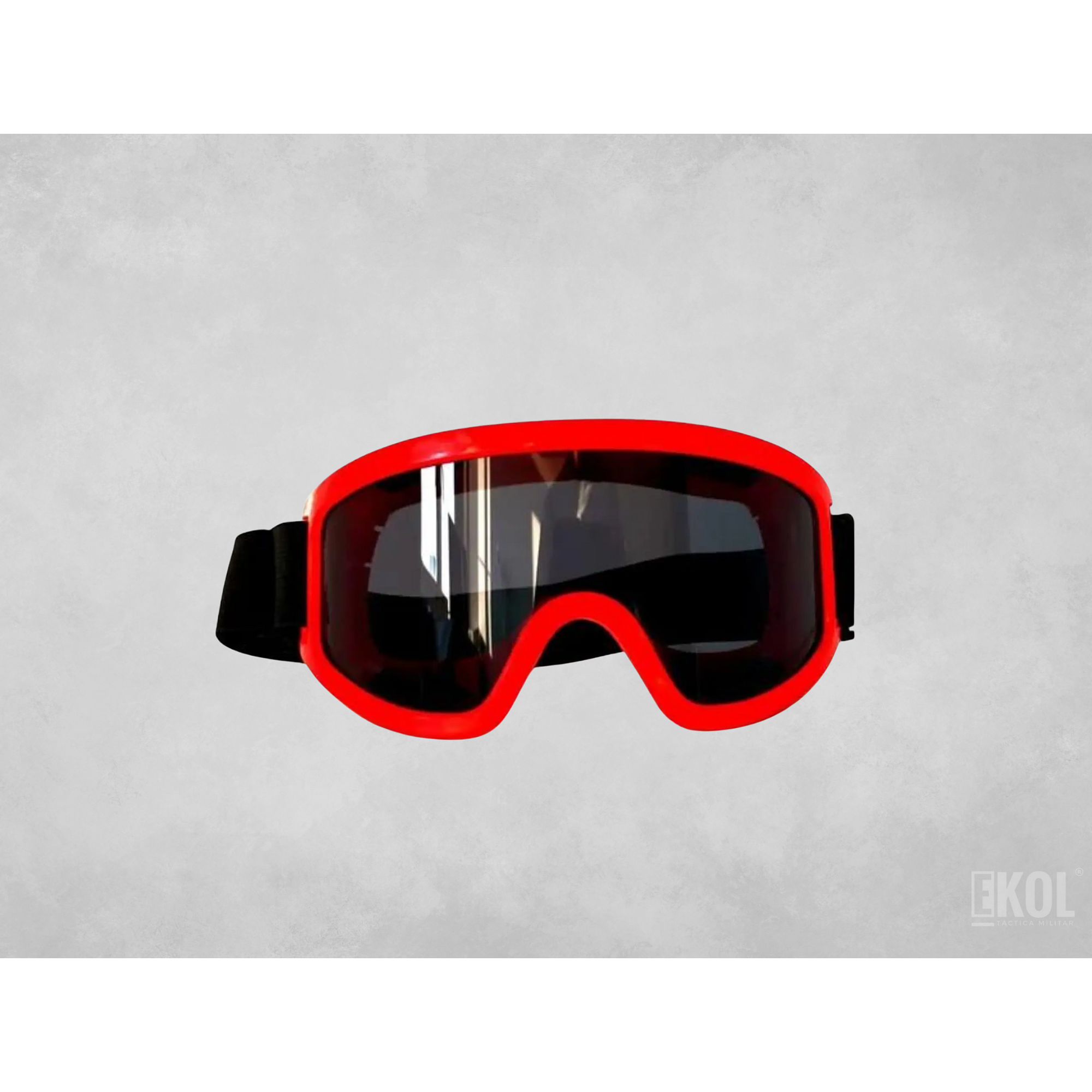 Antiparra Táctica Ski Cristales Negro Montura Colores 100% UV 9