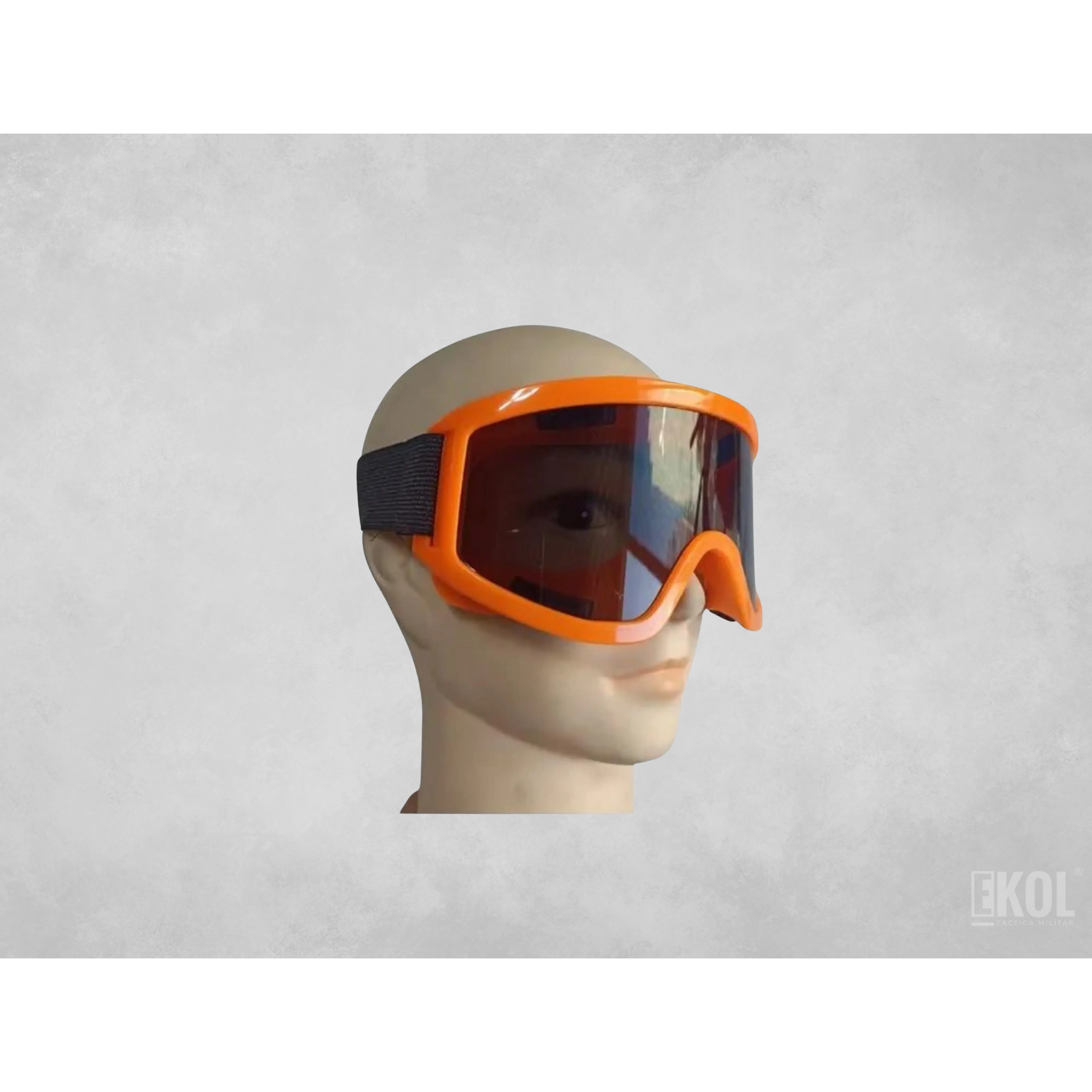 Antiparra Táctica Ski Cristales Negro Montura Colores 100% UV 18