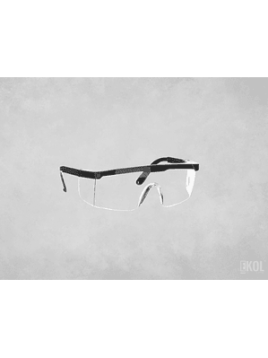 Antipara Seguridad Protección Ocular / Evitar Contagio Clara