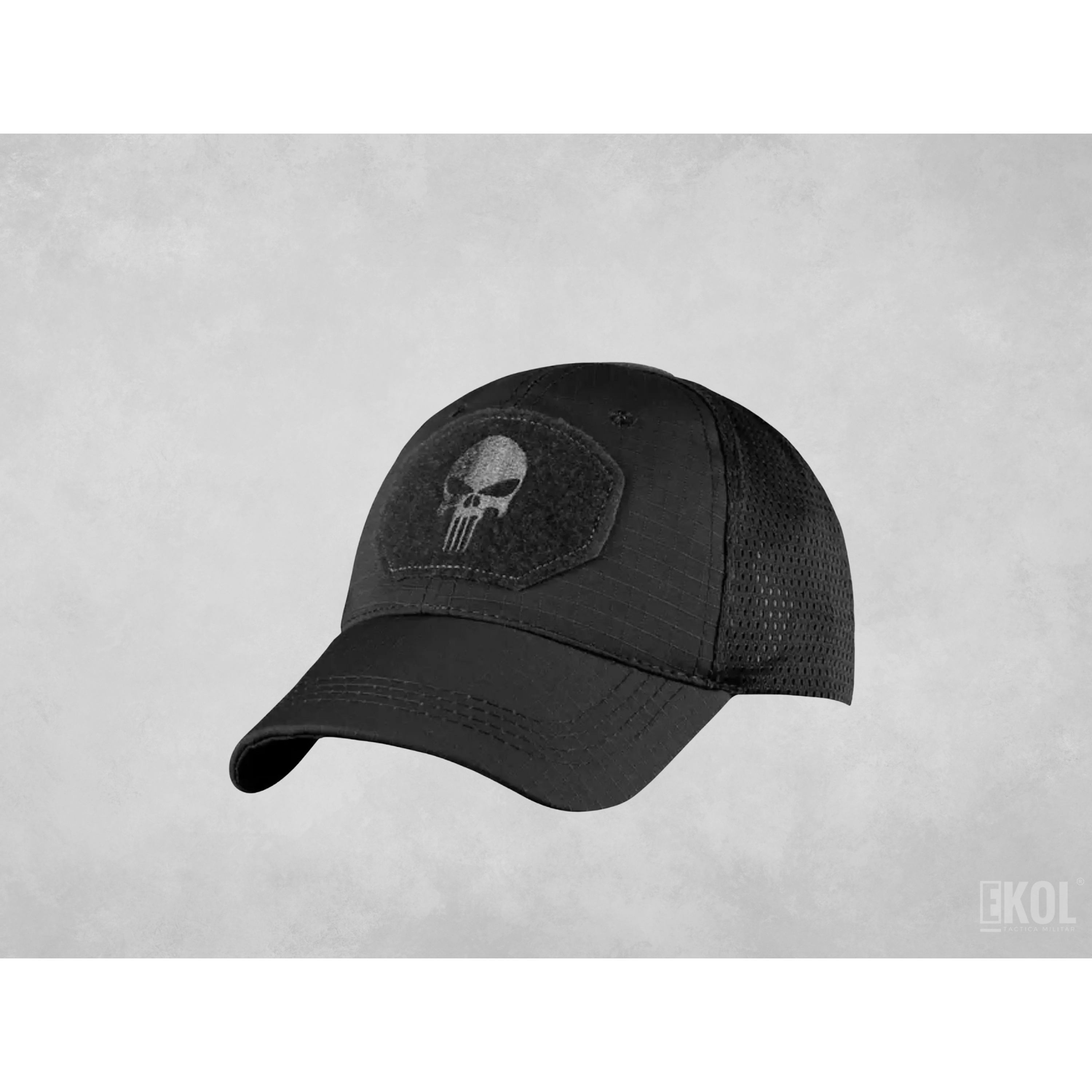 Gorro Jockey Tactico Logo Calavera 1
