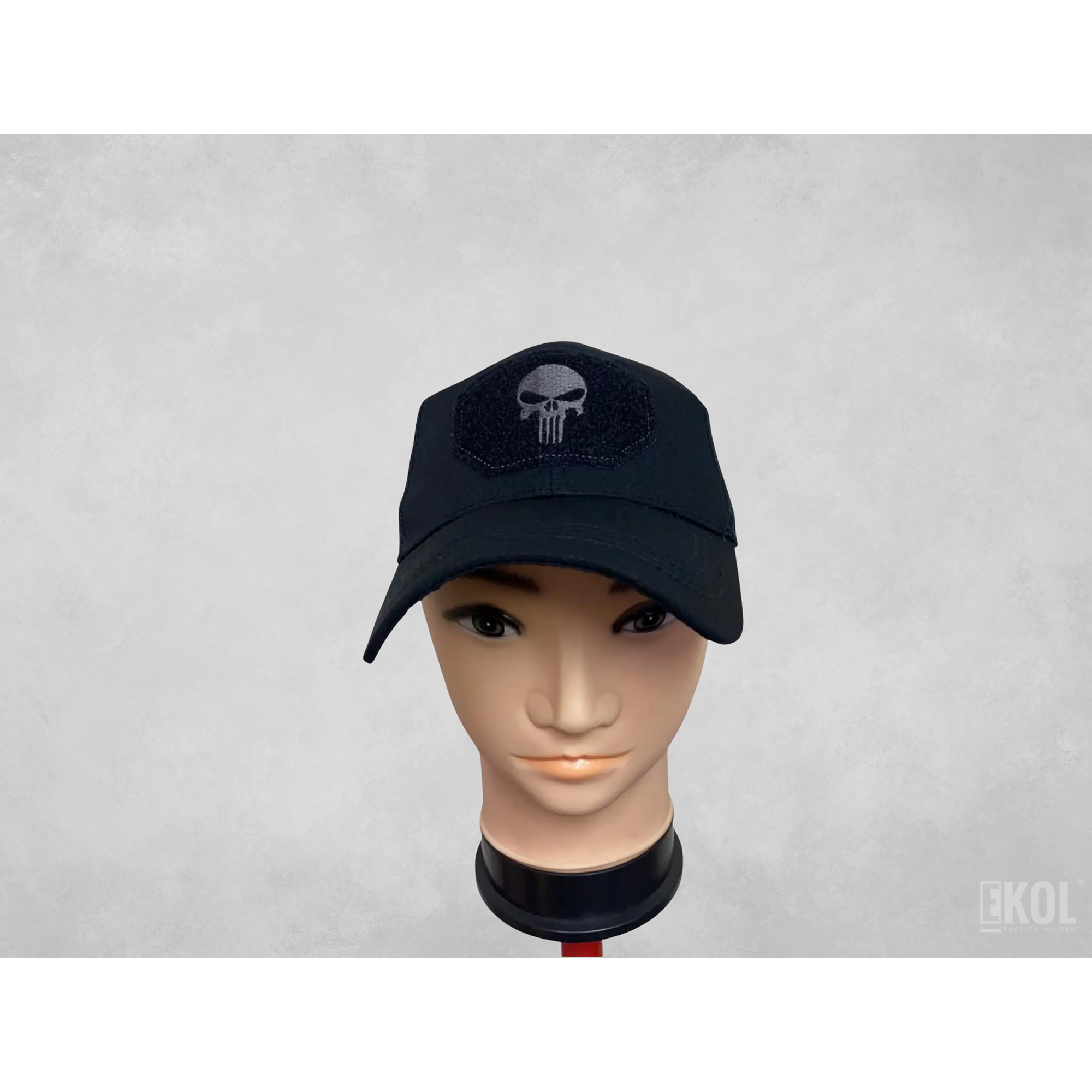 Gorro Jockey Tactico Logo Calavera 2