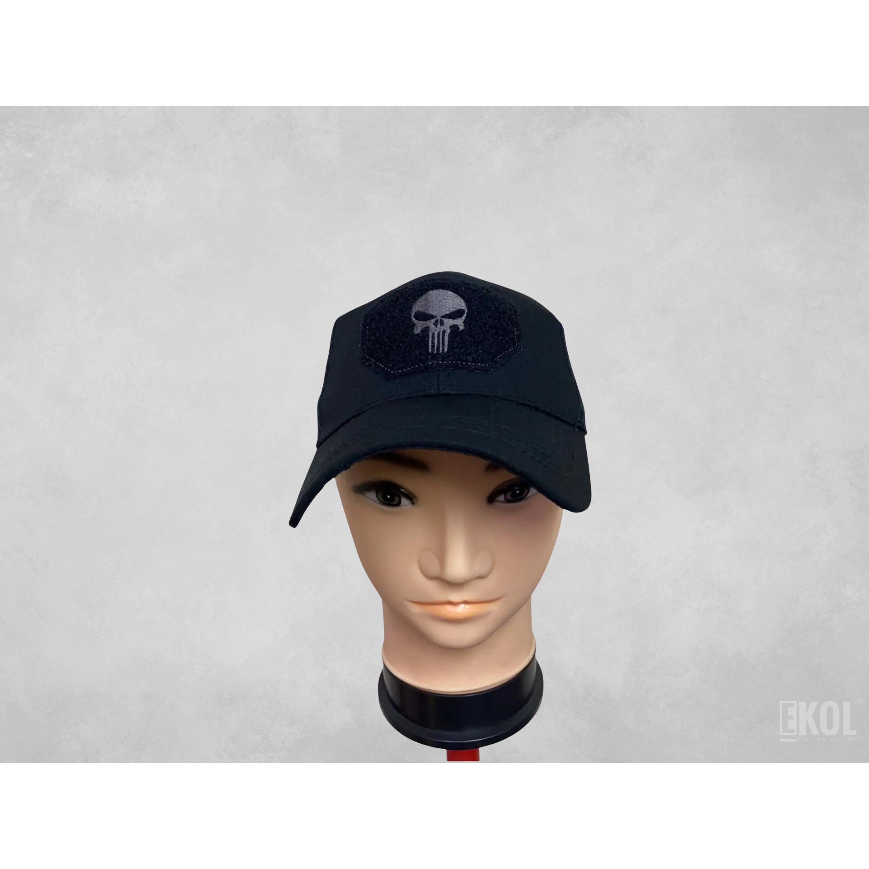 Gorro Jockey Tactico Logo Calavera 2