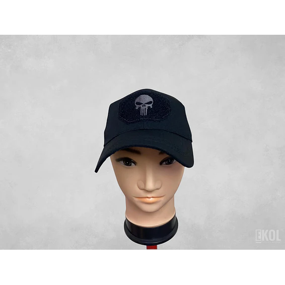 Gorro Jockey Tactico Logo Calavera 2