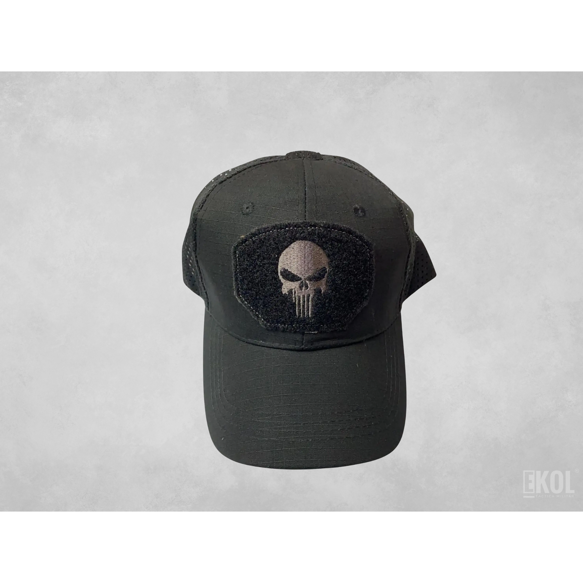 Gorro Jockey Tactico Logo Calavera 3