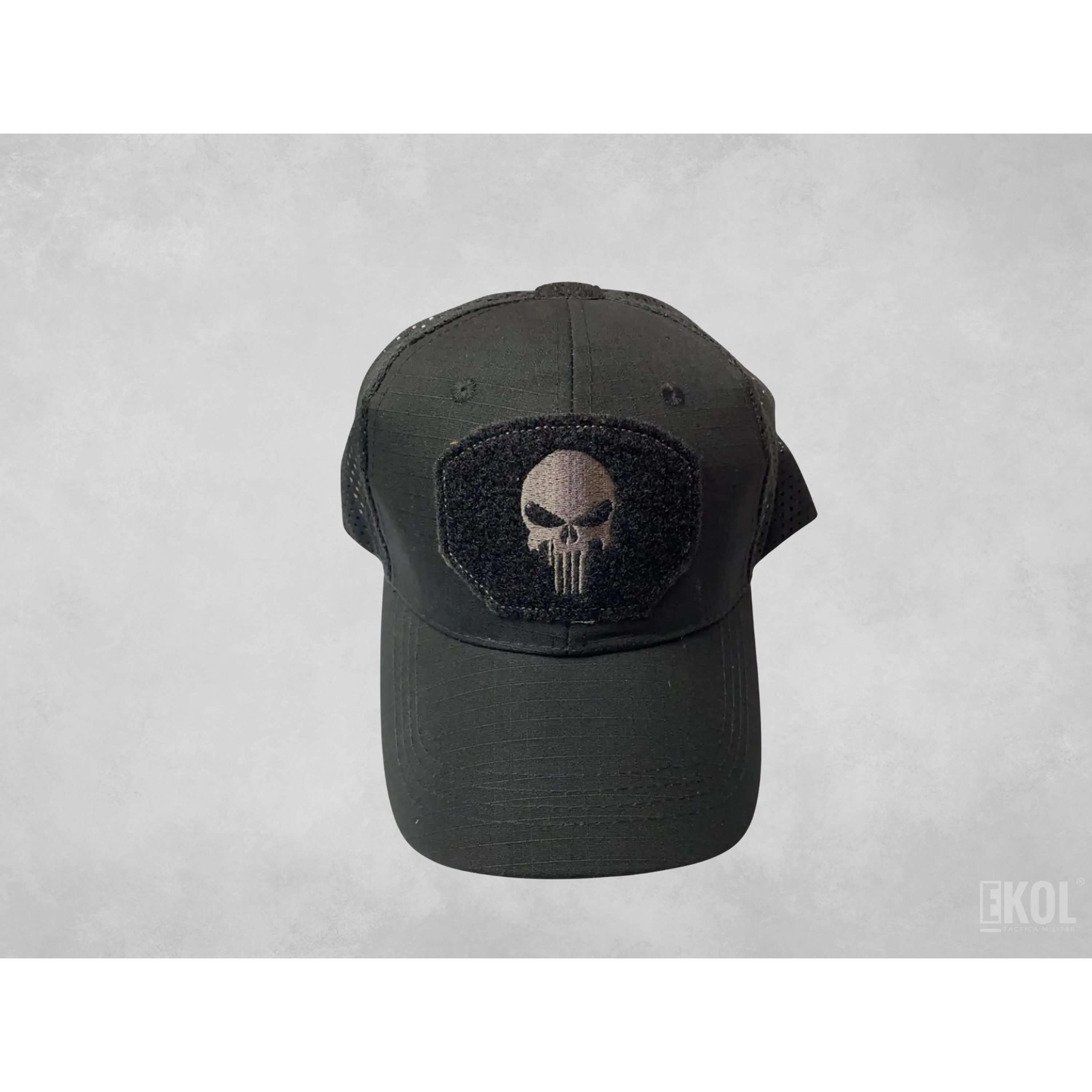 Gorro Jockey Tactico Logo Calavera 3