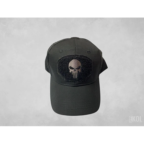 Gorro Jockey Tactico Logo Calavera 3